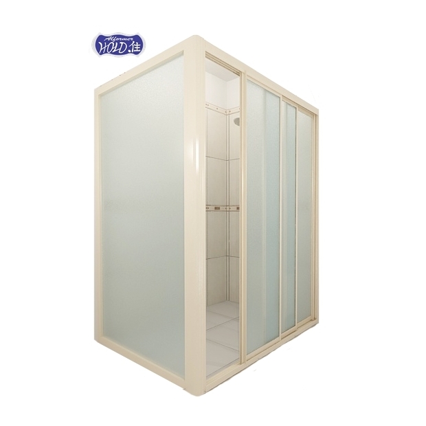 L型淋浴拉門(一字型+固定片)